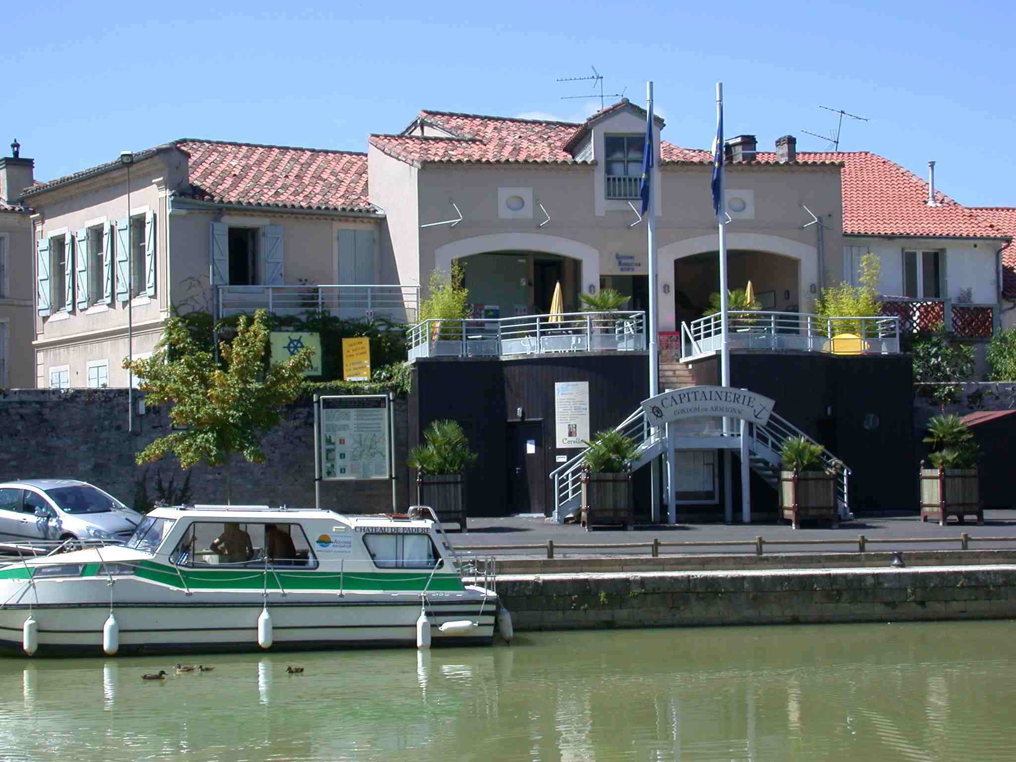 La capitainerie du port de Condom (Photo : PJL)