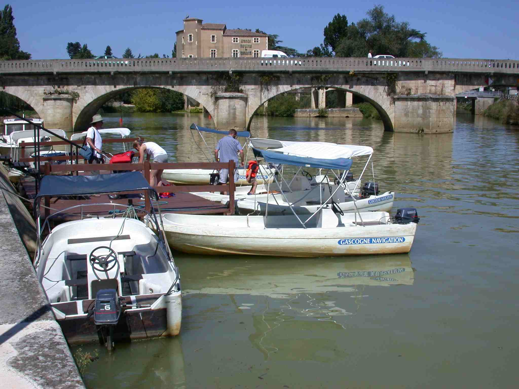 La Baïse à Condom (Gers) (Photo : PJL)