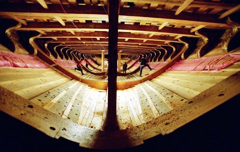 Cale de l'Hermione (Photo H-La Fayette)