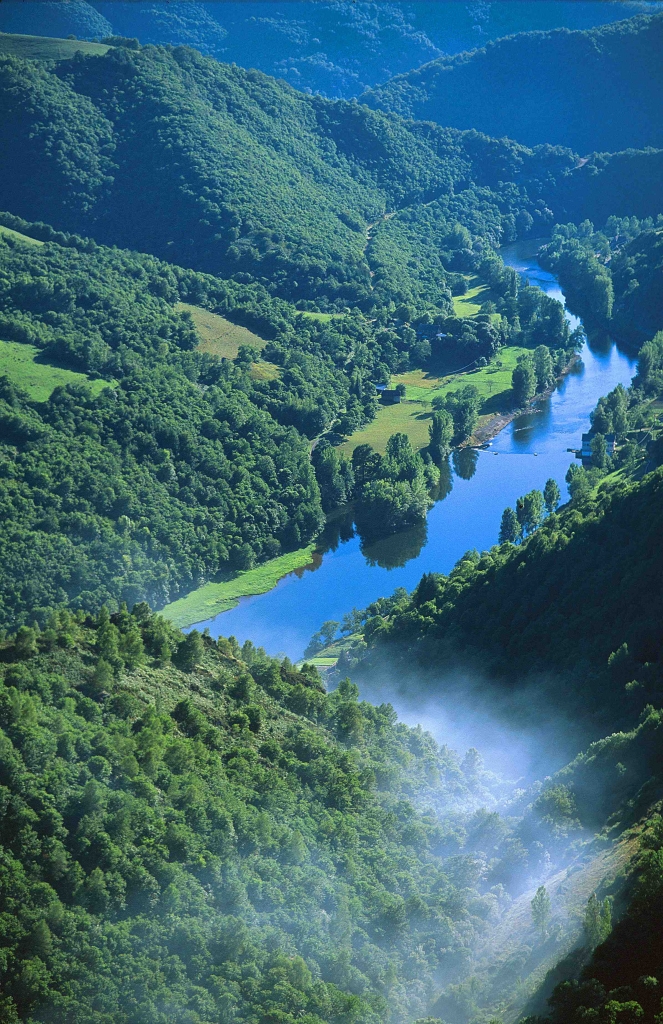 Le Lot vu d'en haut (Photo CC Vallée du Lot)