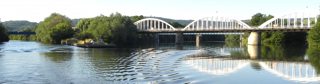 Dérivation du barrage de Pompey - PK345,5 (Photo PJL)