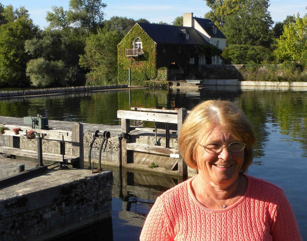 Michèle Bouyrie, dernière éclusière de Nitray (Photo PJL)