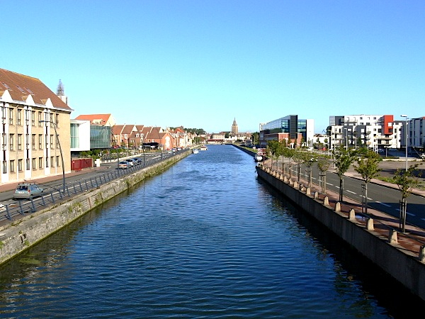 Le canal de Calais (Photo : ville de Marck)