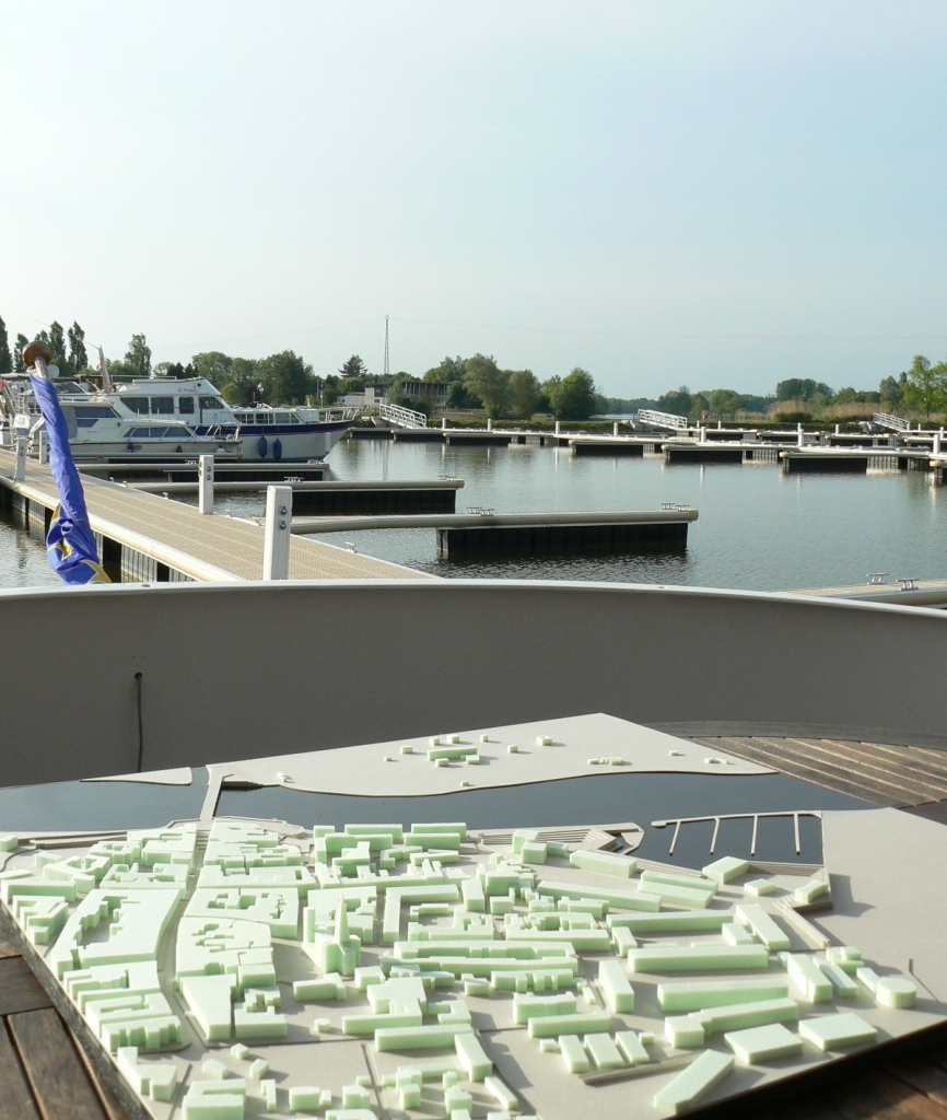 Maquette pour le Port Royal d'Auxonne (Photo P. Ménager)