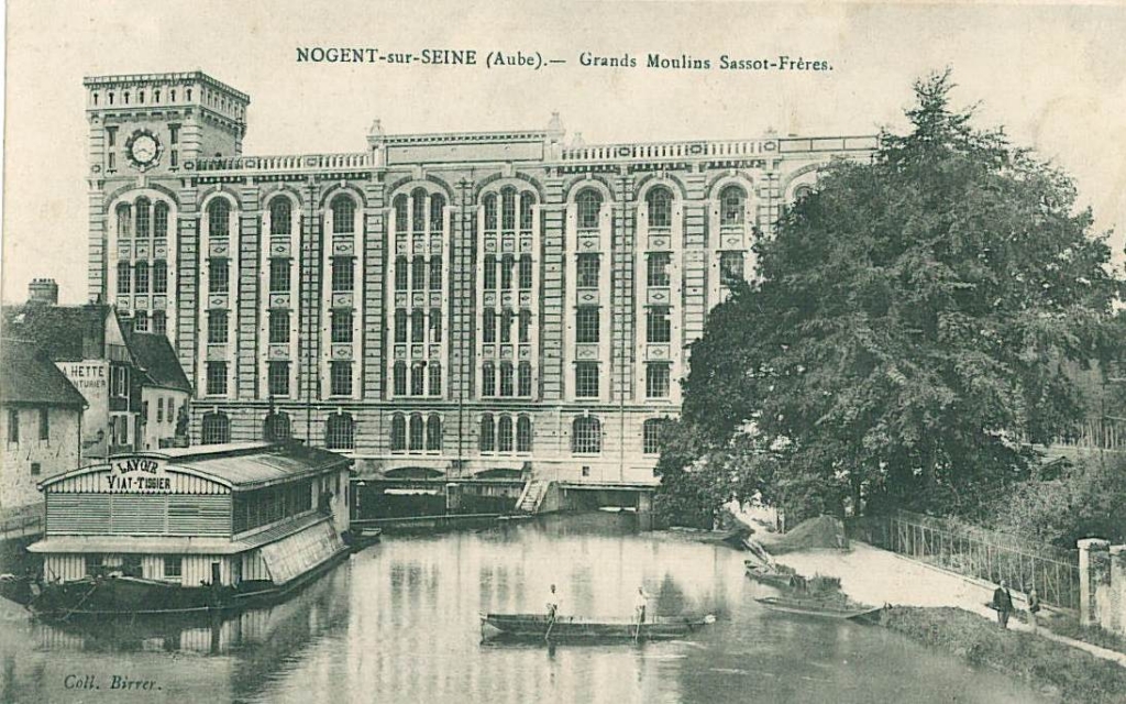 Bateau-lavoir à Nogent-sur-Seine