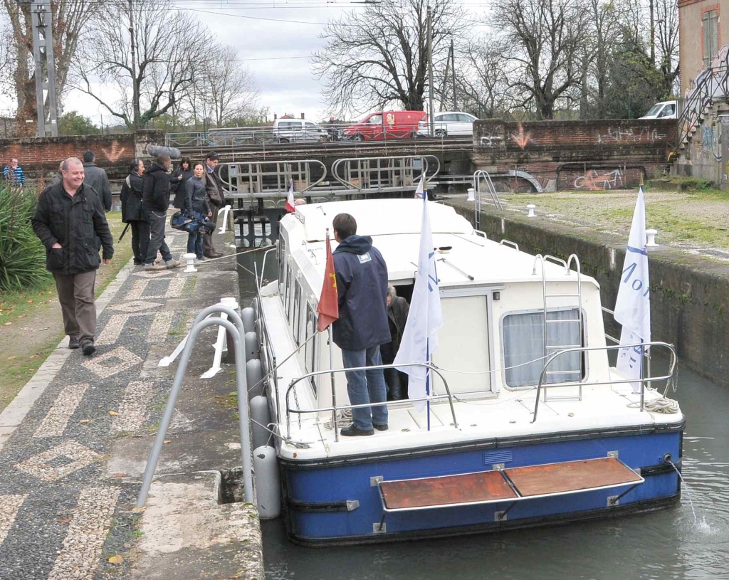 Montauban, écluse du port-canal (Photo mairie de Montauban)