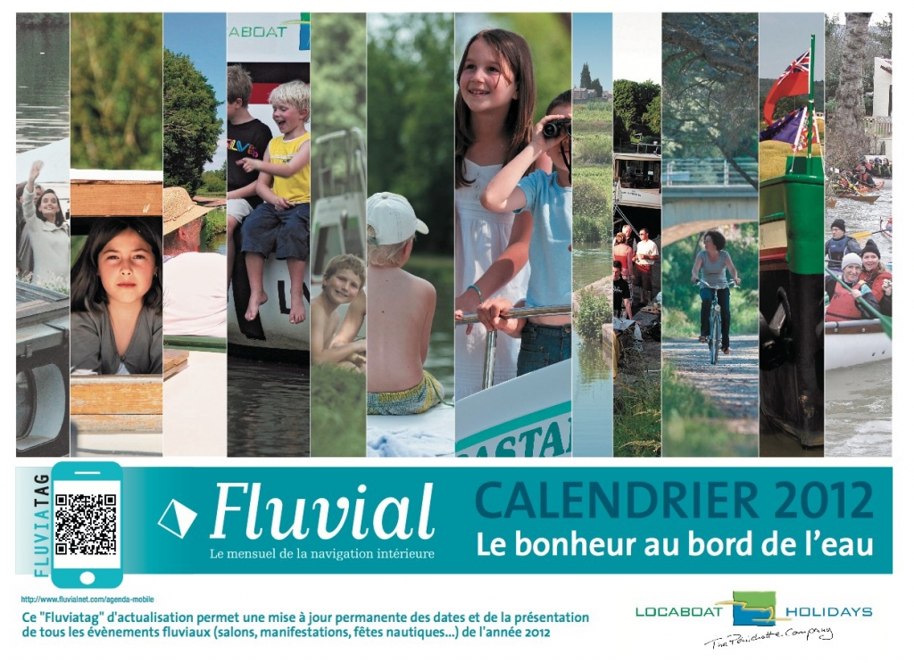 Couverture du Calendrier-Fluvial 2012