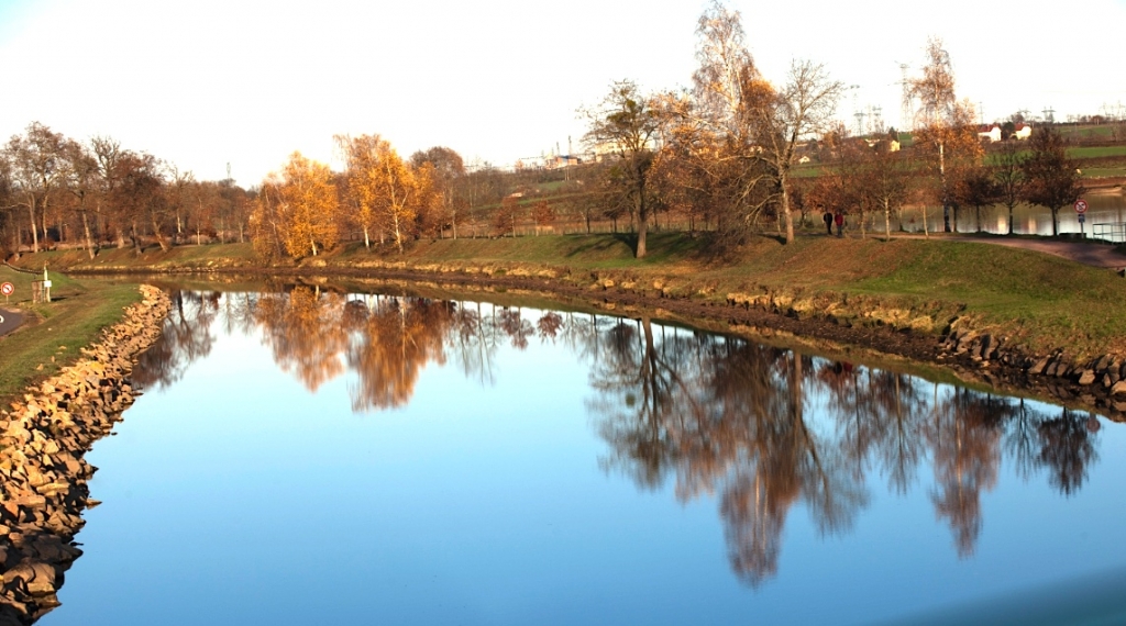 Étiage du canal du Centre (Photo CG Bourgogne)