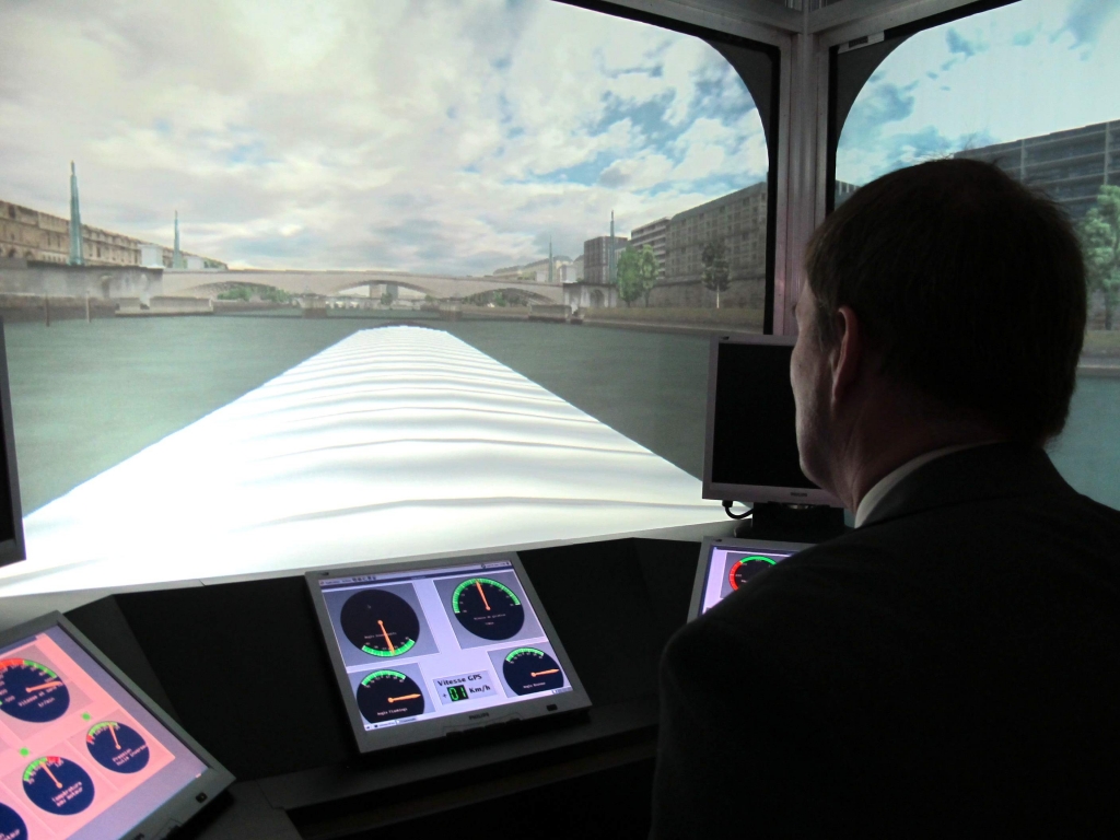 Le simulateur de pilotage du CFANI (Photo N.Parent)