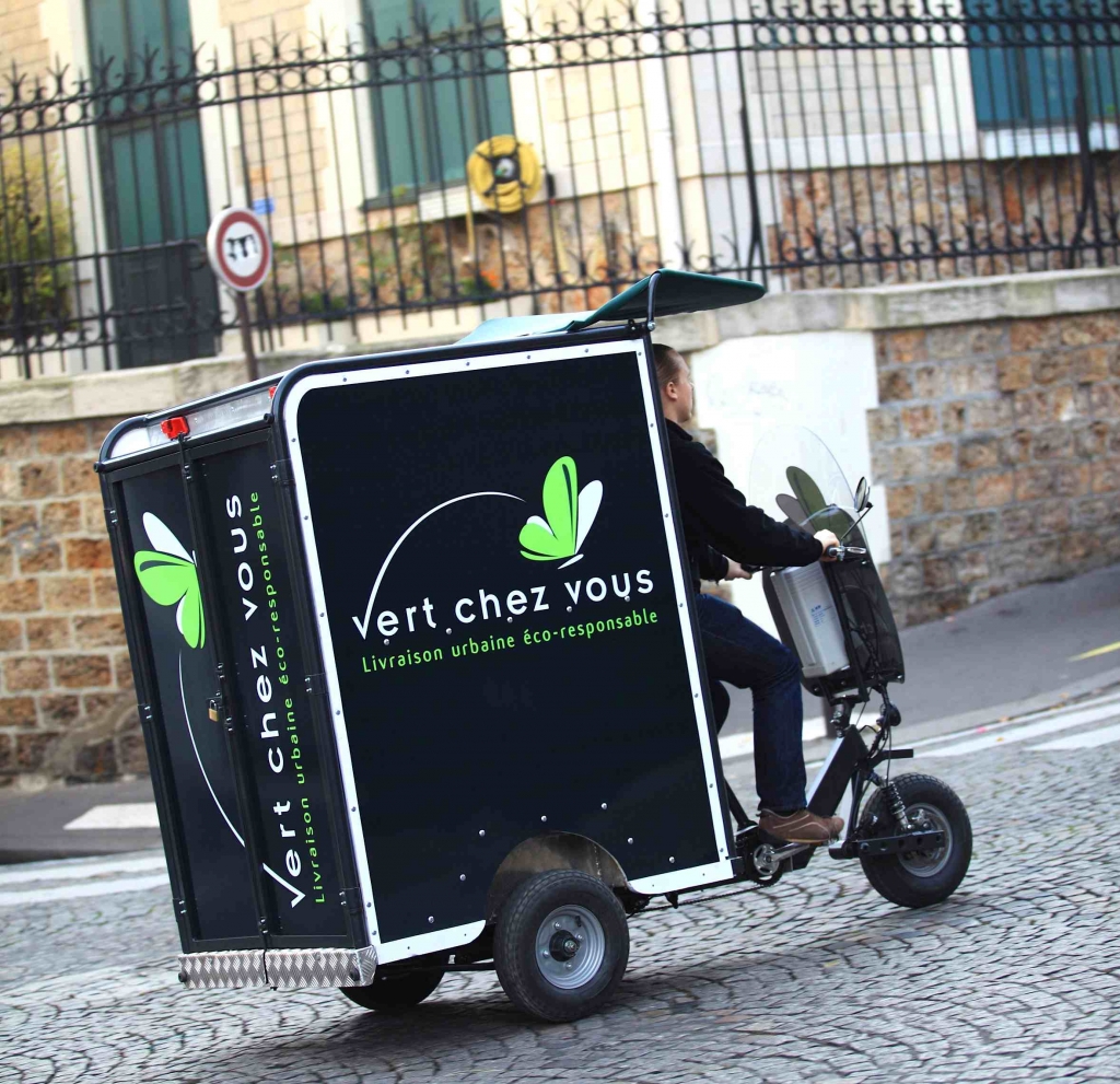 Le triporteur électrique de "Vert-chez-vous"