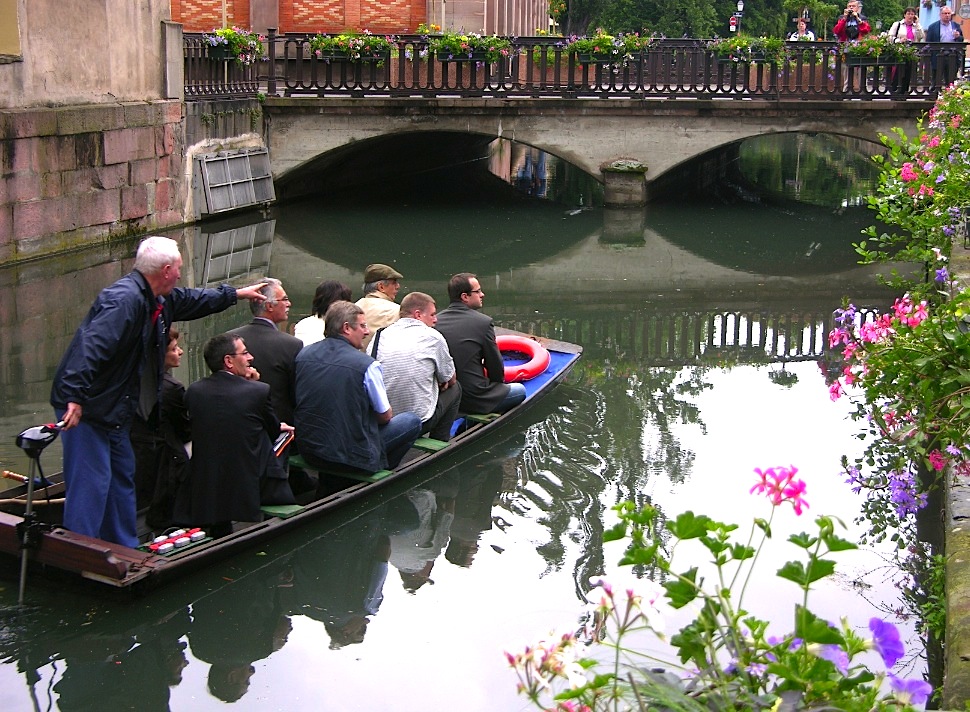 Promenades en barque à Colmar (Photo PJL)