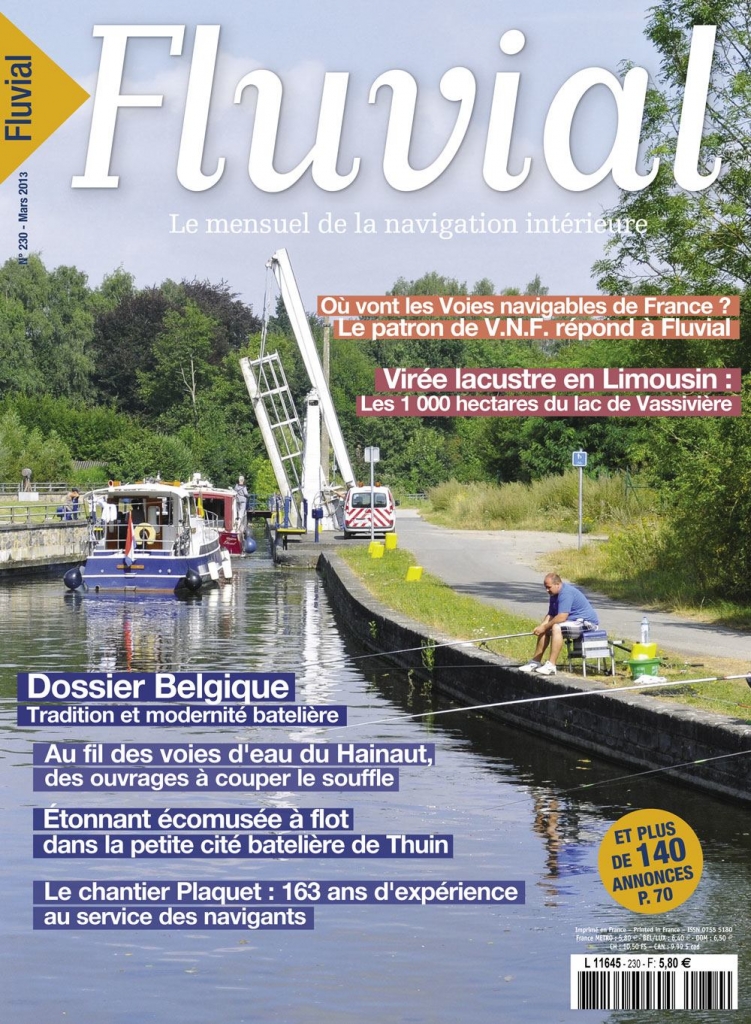 Couverture du n°230 de FLUVIAL (mars 2013)