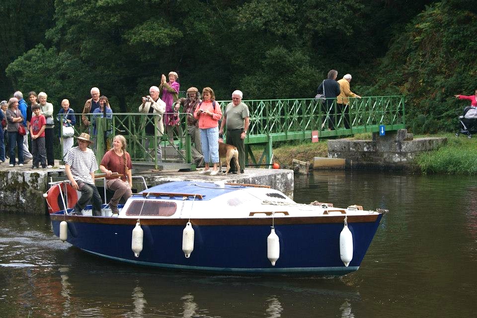 Le bateau à pédales de Jan Brattinga (photo Equilogique)