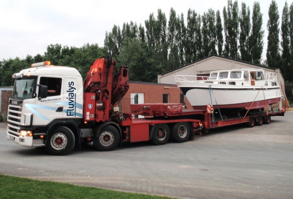 Le camion de Fluvialys (Photo E.Desreux)