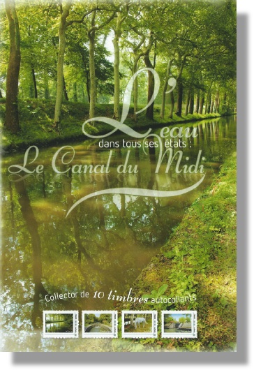 L'eau dans tous ses états - 10 timbres sur le canal du Midi