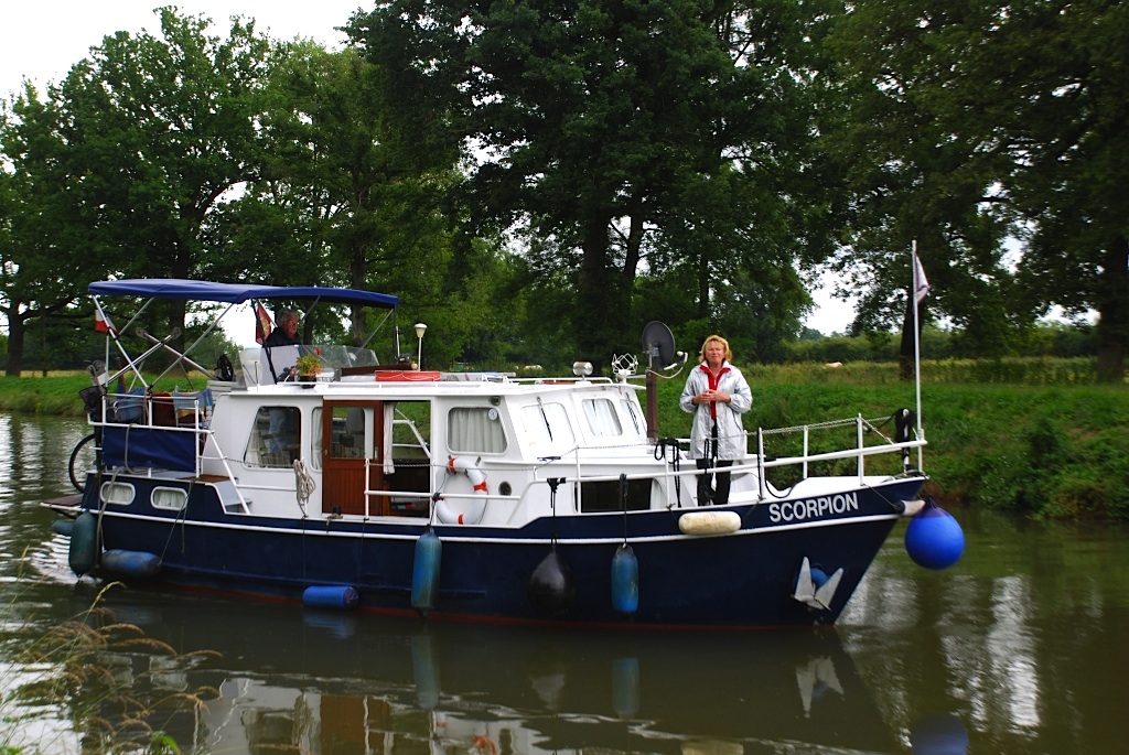 Lucette et Henri sur Scorpion (Photo J.-F. Macaigne)