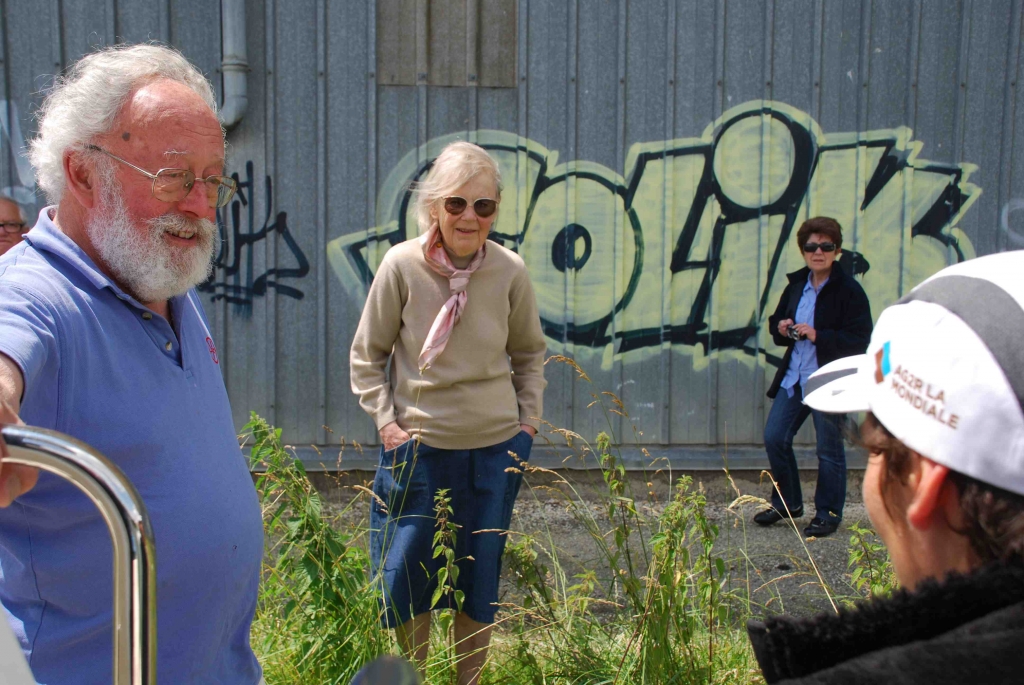 Guy et Ruth Toye avec Nathalie Benoit (Photo J-F Macaigne)