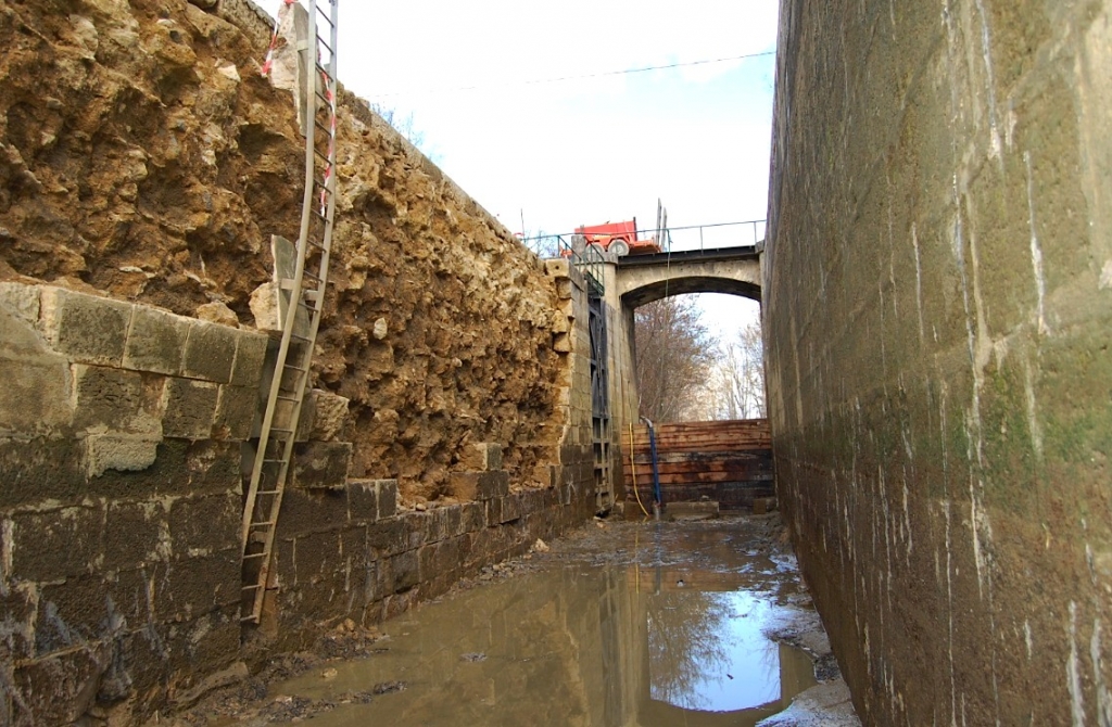 Des batardeaux à Moncrabeau (Photo Cg47)