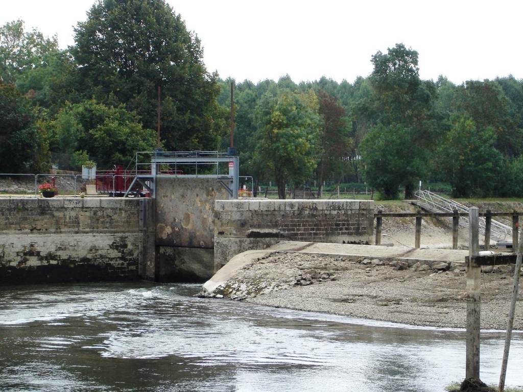 L'écluse de Cheffes (Photo CG Maine et Loire)