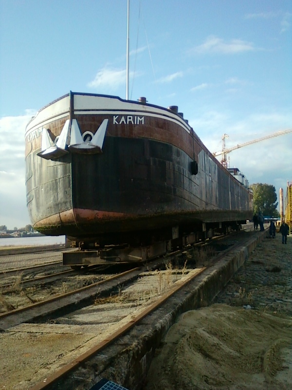 Chantier fluvial de Castets (Photo CFSO)