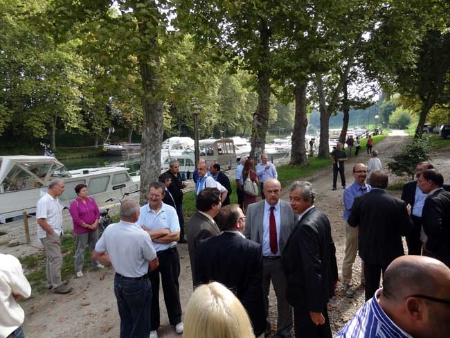 Inauguration du port de Castets-en-Dorthe (Photo B.Chanal)