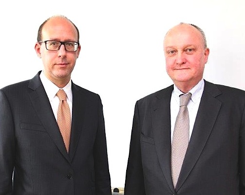 De G. à D. : Didier Léandri et Gunther Jaegers (Photo EBU)