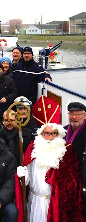 Saint Nicolas trans-frontière à Strasbourg (Photo ANPEI)