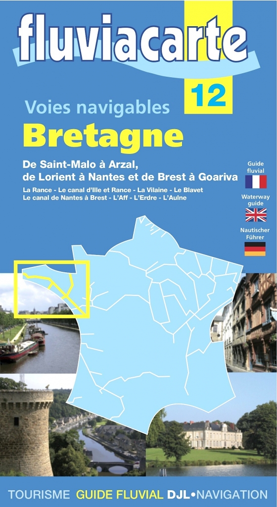 Guide Fluviacarte n°12 - Les voies navigables de Bretagne