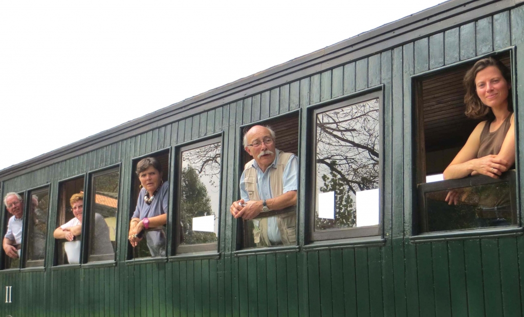 Les ACN dans le P'tit train de la baie de Somme (Photo L.Richoux)