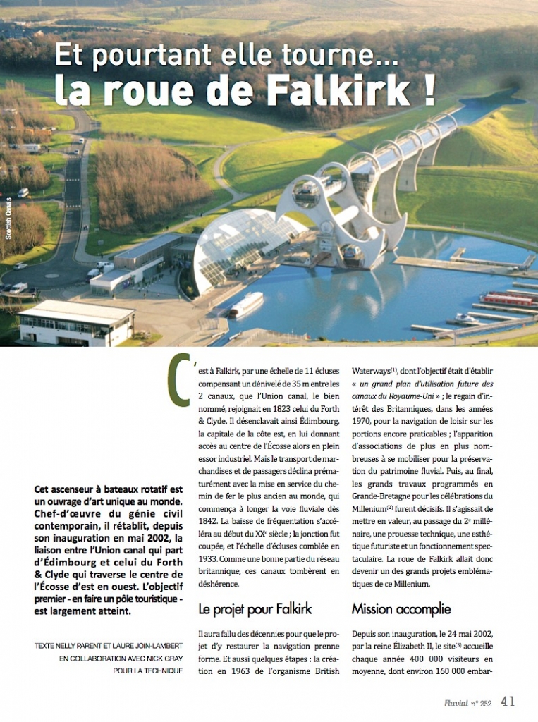 La roue de Falkirk (Fluvial 252)