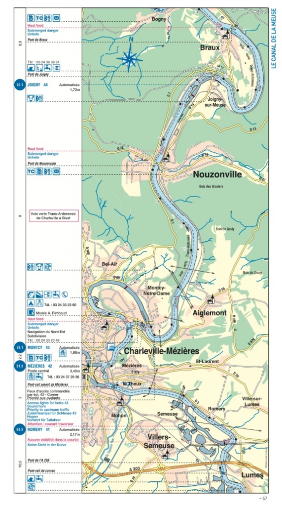 Fluviacarte N°9 - La Meuse à Charleville-Mézières (Éditions de l'Écluse)