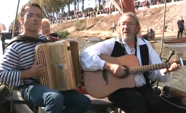 De G. à D., Nicolas Brung et Dan Grall (extrait vidéo J-Y.Féat)