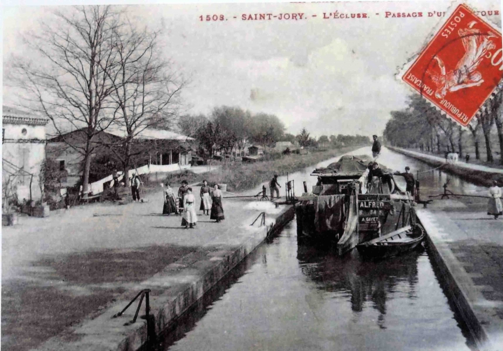 Écluse de Saint Jory (PK15 du canal de Garonne)