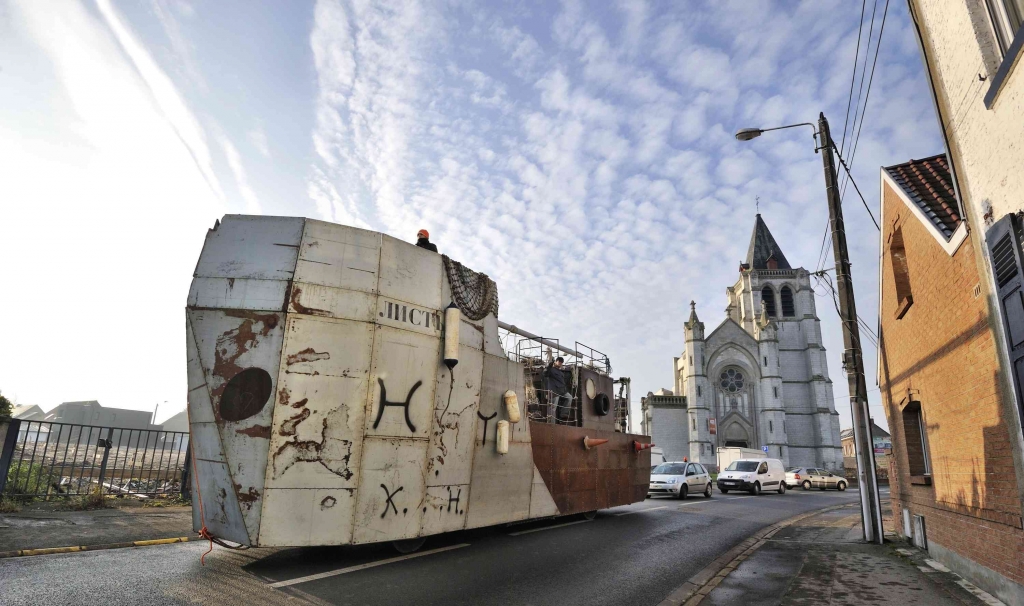 Le P'tit bateau qui a des jambes (Photo G. Decq)