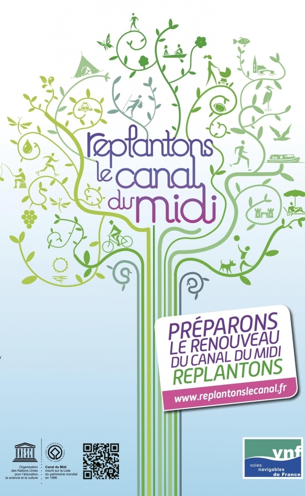 "Replantons le canal" (affiche VNF 2012)