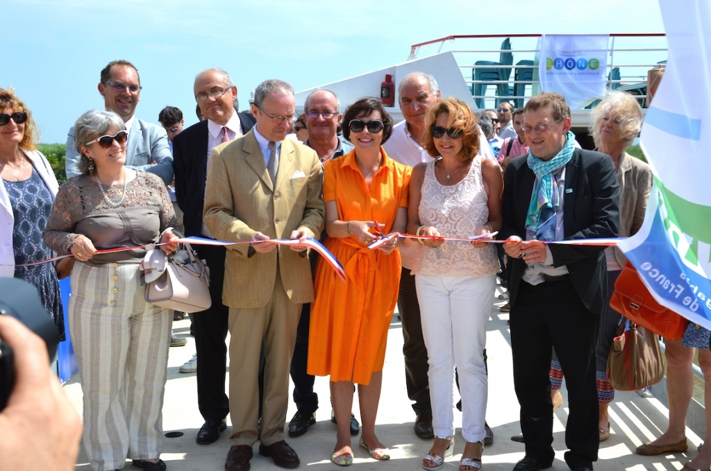 Escale inaugurale sur le canal du Rhône à Sète (Photo VNF)