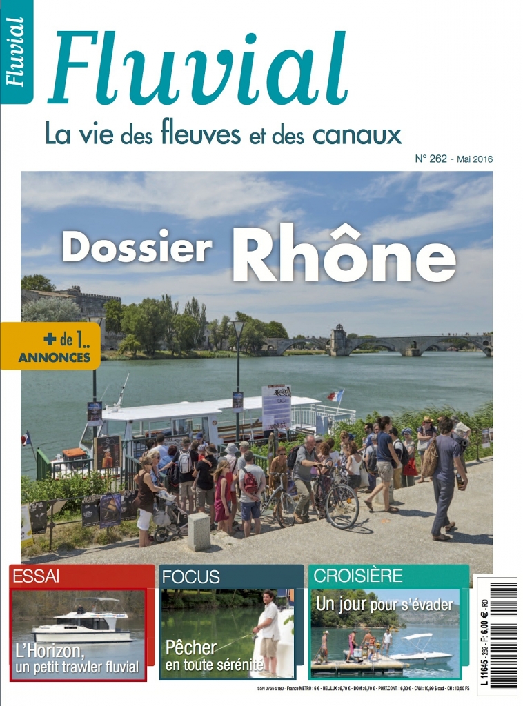 Couverture du n°262 de Fluvial (mai 2016)