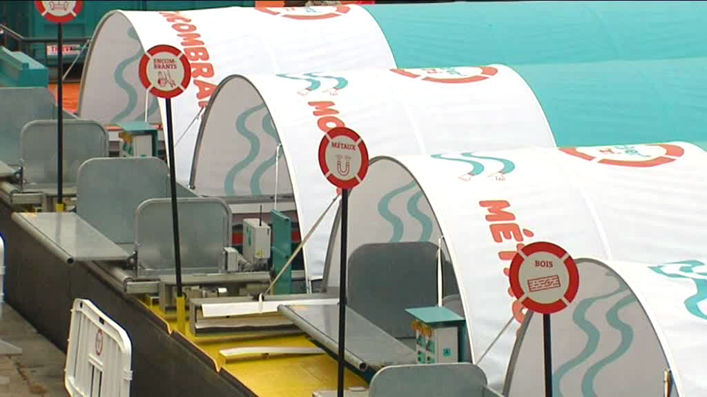  Lyon teste une déchetterie fluviale (Photo France 3 Rhône-Alpes)