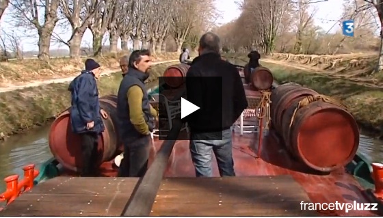 La "Marie-Thérèse" rejoint Ventenac par le canal du Midi (Vidéo France3)