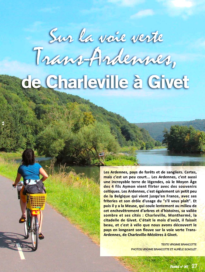 Sur la voie verte Trans-Ardennes - Fluvial n°267