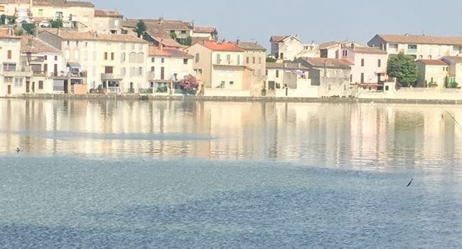 La partie qui sera aménagée avec les pontons. (Photo DDM, Gladys)