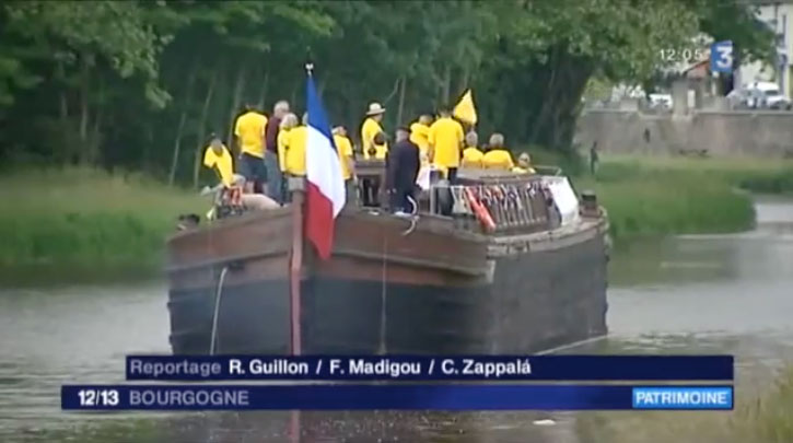 Sauvegarde de la dernière péniche en bois ASTER (Vidéo extraite du site dartagnans.fr)