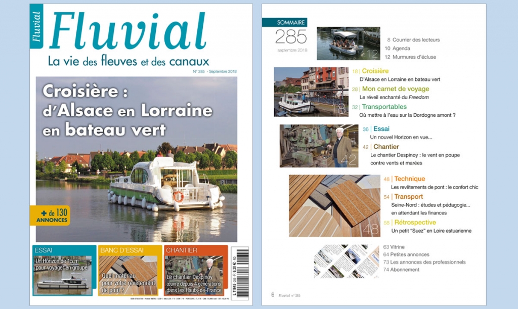 Fluvial n° 285 - septembre 2018