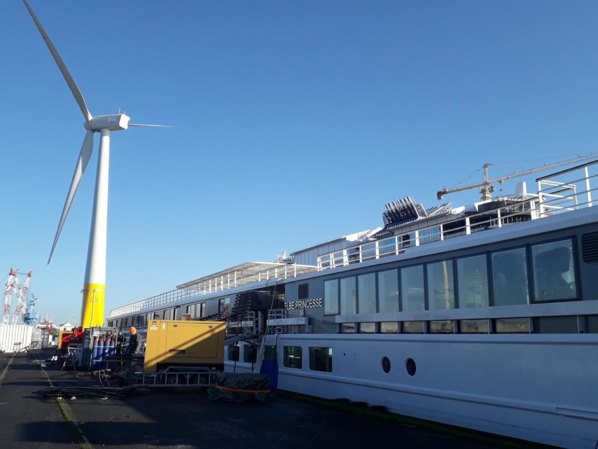 Le Elbe Princesse II quittera Saint-Nazaire dans quelques jours (Photo Echo de la Presqu’île)