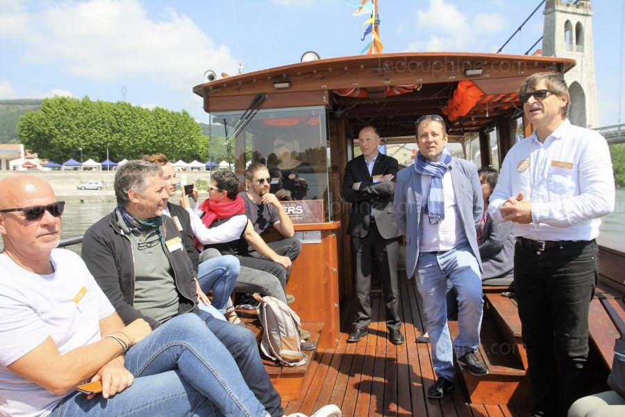 La croisière entre Valence et La Voulte-sur-Rhône devra faire ses preuves avant d’être prolongée tout au long de la saison estivale. (Photo D.R.)