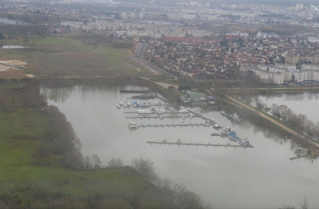 Triel-sur-Seine. Ce port devait être construit à proximité de l’actuel port de plaisance. (Photo LP/Aurélie Foulon)