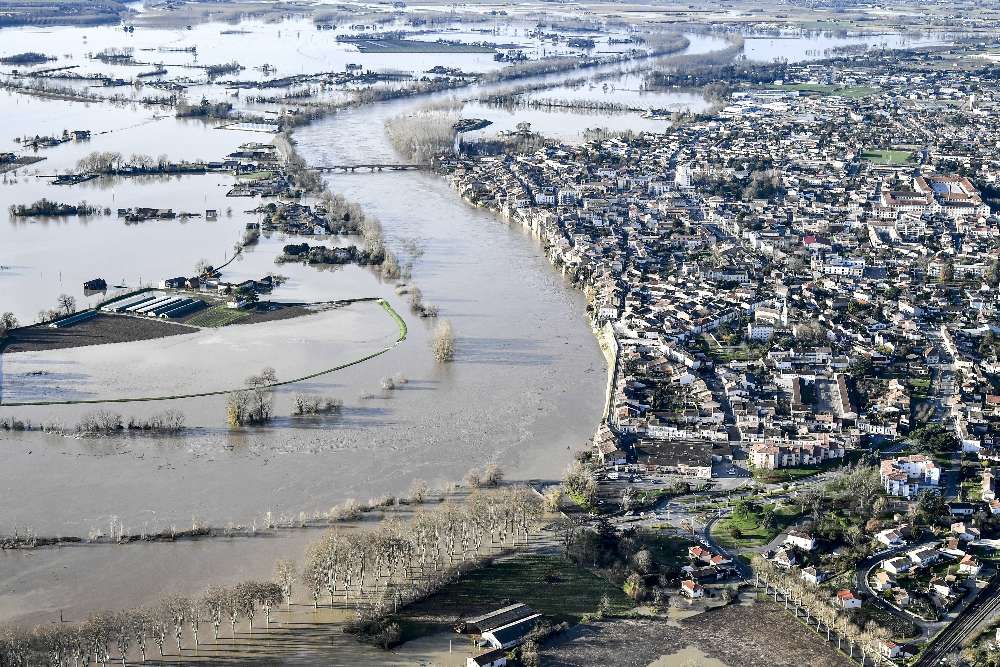 Vue aérienne de Tonneins (Photo BRETON THIERRY)