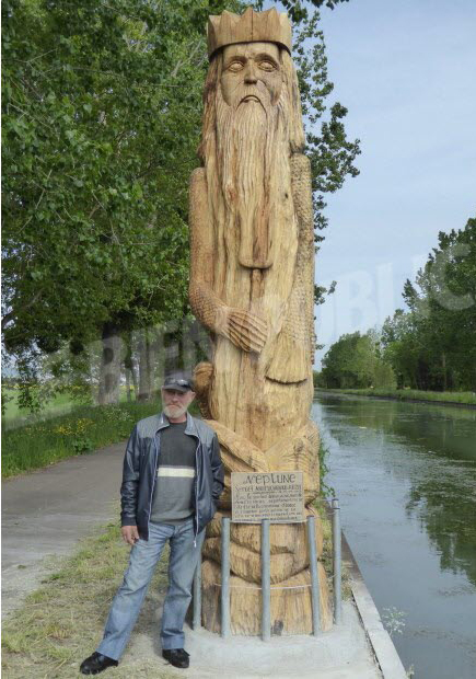 Sergeï Andruchenko et son Neptune. (Photo LBP /René GAUTHEY)