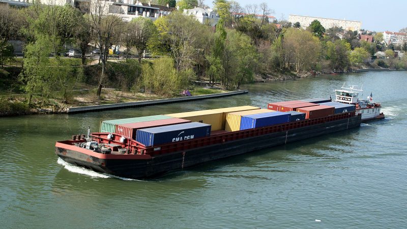 Le transport fluvial a le vent en poupe (Photo D.R.)