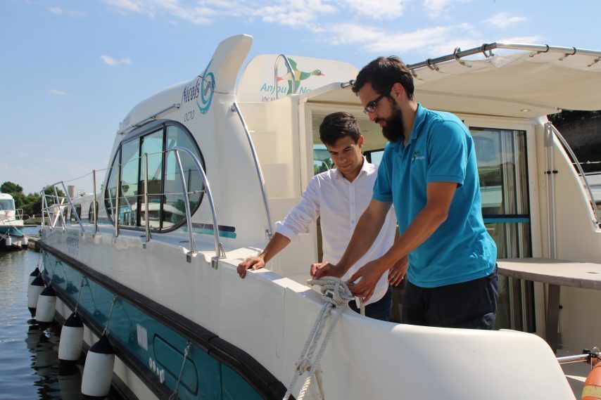 Le planning de réservations d’Anjou Navigation se remplit à nouveau à Sablé (Sarthe) depuis le déconfinement. (Photo Les Nouvelles de Sablé / Photo d’archives)